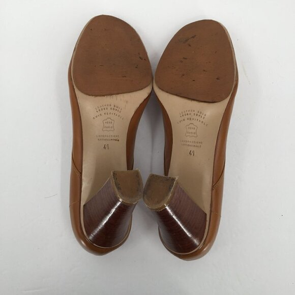 APC tan tasseled oxford heel leather shoe women Paris A.P.C. 41 10 - Picture 8 of 8